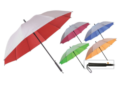 GIFT & SOUVENIRS: UMBRELLA / AD 046 / AD046 / SILVER COATED / 30" UMBRELLA / 30 INCH / PRINTING UMBRELLA /