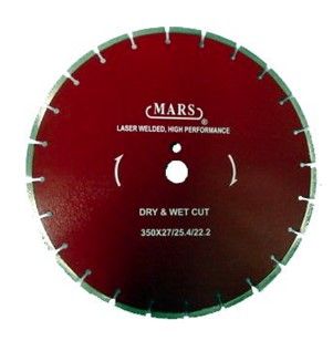 MARS DIAMOND CUTTING WHEEL FOR CONCRETE (DRY & WET)