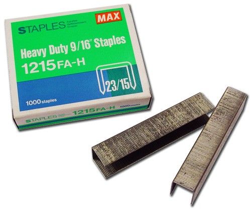 MAX STAPLES NO. 1215 FAH (1000)