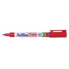 Artline Permanent Marker 700 Red 0.7mm