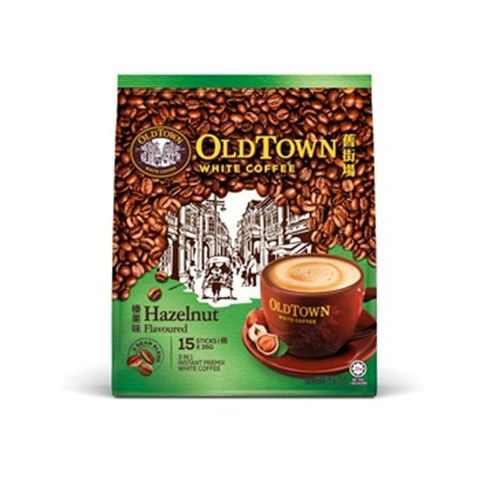 OLDTOWN WHITE COFFEE 3 IN 1 KACANG HAZEL / HAZELNUT 15'S x 35g (LOOSE) | 20 x 15'S x 35G (CARTON)