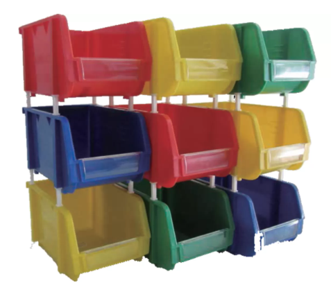 Temo 350*280*184mm All in 1 Blue Plastic Storage Bin