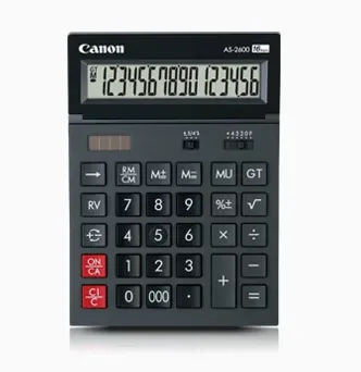 Canon Desktop Calculator 16 digits AS-2600
