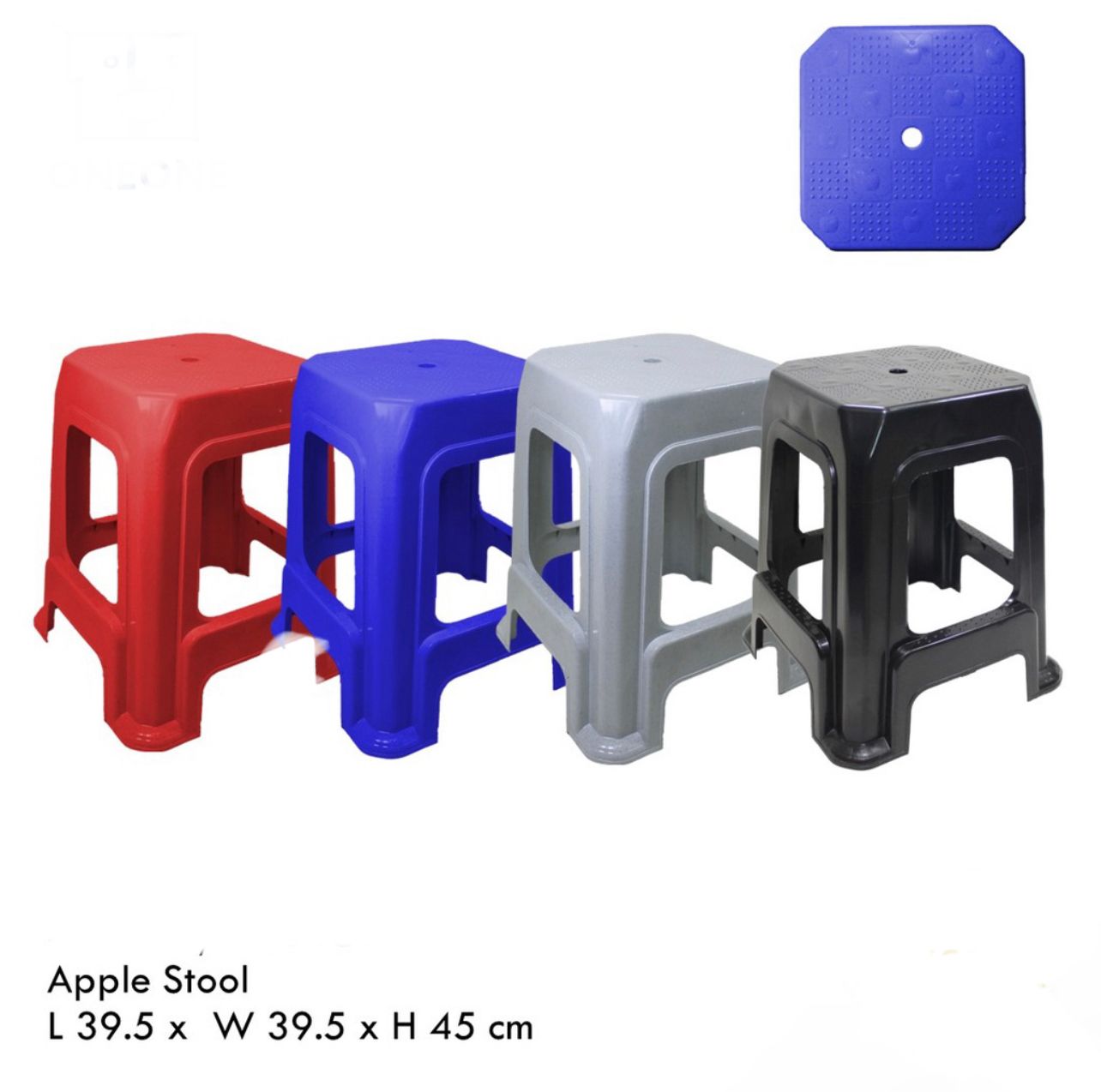 Apple Kerusi plastik bulat