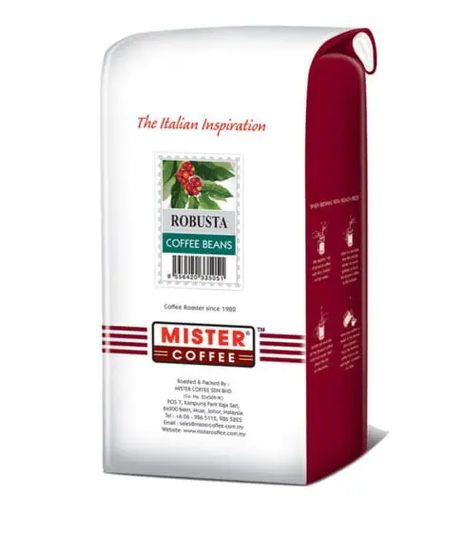 Mister Coffee 100% Robusta Coffee Bean 500G / Pack