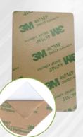 [50pcs] 3M PVC Blank Sticker Adhesive Card