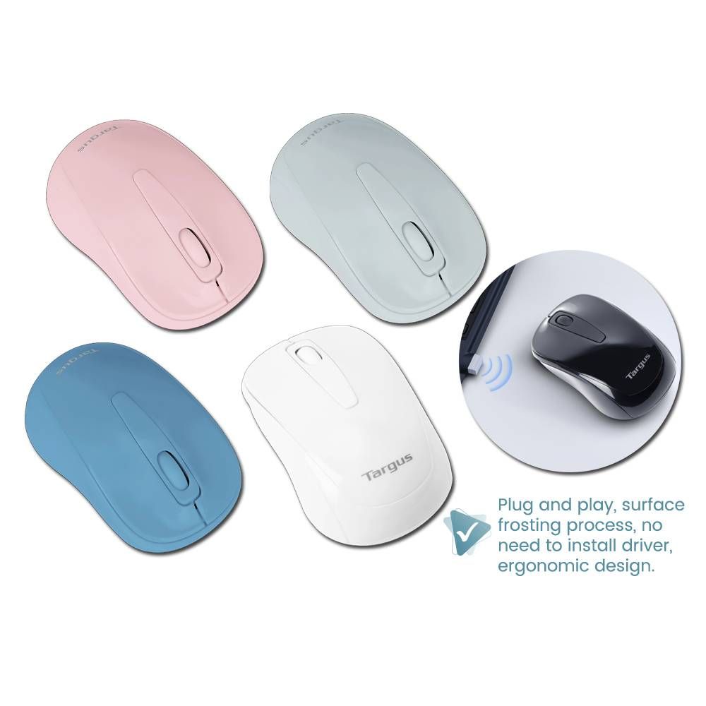 TARGUS W600 WIRELESS MOUSE OPTICAL 1600DPI 2.4GHZ WIRELESS MOUSE