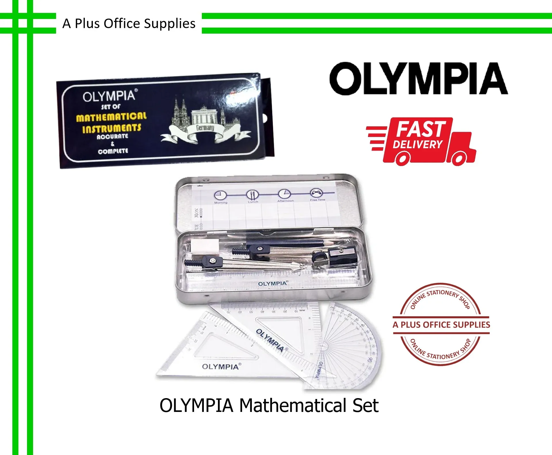 OLYMPIA Mathematical Set / Set Geometri
