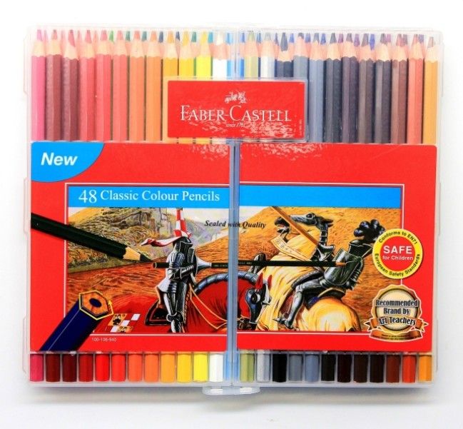 Faber-Castell  Classic Colour Pencils 12/24/36 115899 48's CP-115896-KK