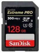SANDISK SD EXTREME PRO 300MB/S 128GB