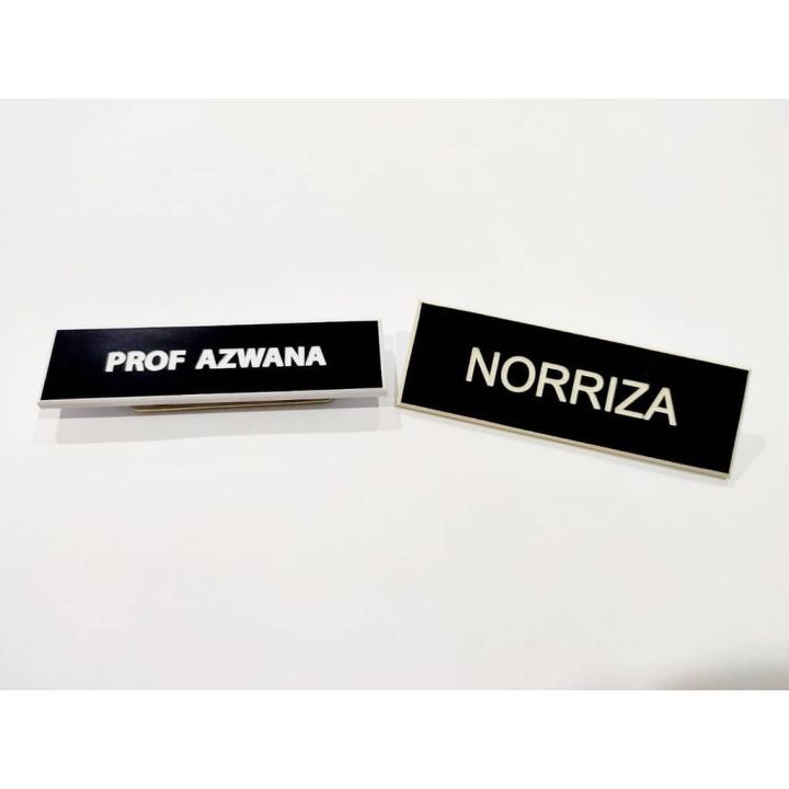 Custom Made Name Tag