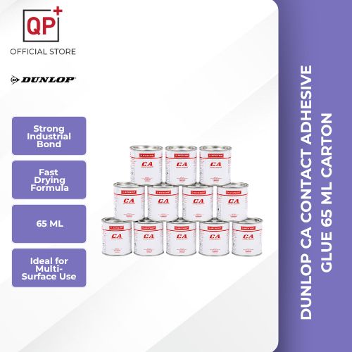 [BOX 12PC ] DUNLOP CA CONTACT ADHESIVE GLUE CA GAM FORMICA 65ML l GAM PELEKAT l 黏合胶-