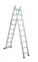 Temo 180-353cm Industrial Dual-purpose Aluminum Folding Ladder