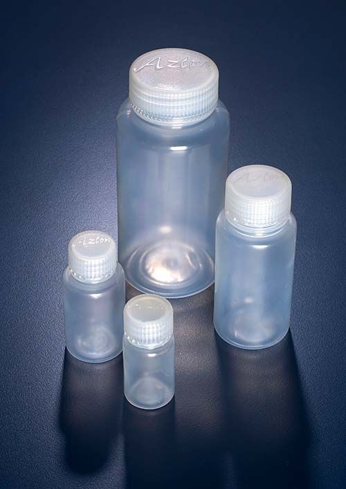 *AZLON® Bottles, Round, Wide Neck, Polypropylene (Autoclavable) [10s]