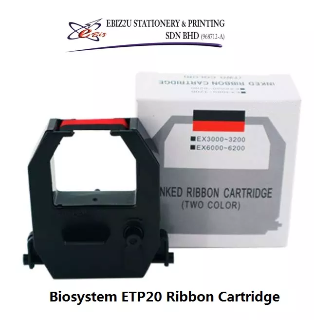 Biosystem ETP20 Ribbon Cartridge - Compatible with Amano EX3000 AMANO EX3500N / TM900 / 6000 / JM6200 / KAZUMI KZ3000