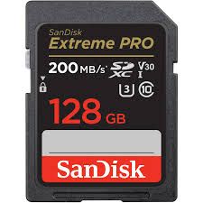 SanDisk Extreme Pro 128GB SDXC UHS-I Memory Card