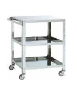 Temo Stainless Steel 3-Shelf Trolley 1000 x 800 x 900mm