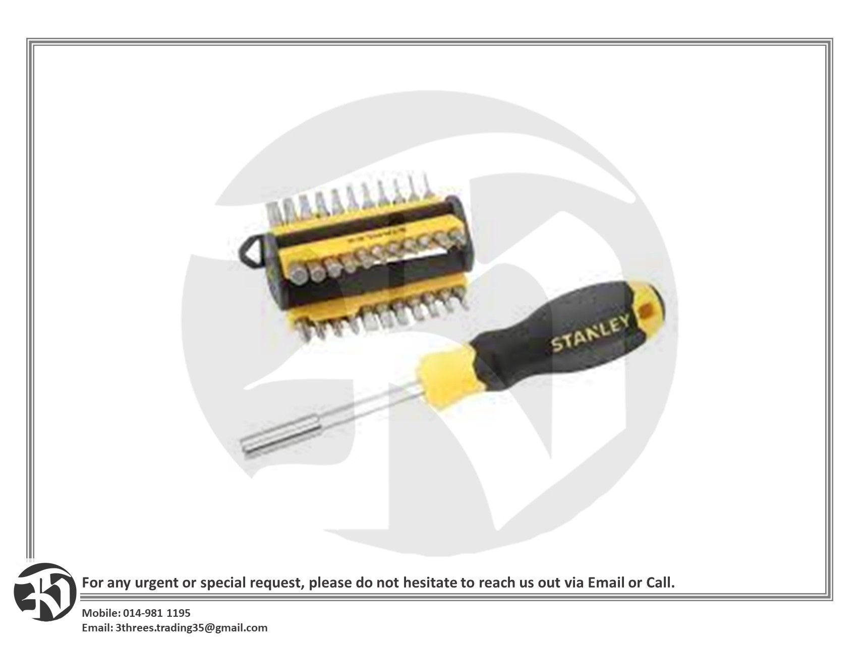 STANLEY 70-885 MULTI-BIT SCREWDRIVER SET