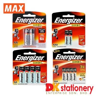 Max Energizer Battery AA