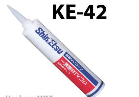 KE42W KE42T SHIN-ETSU KE-42 RTV CONDENSATION ACETIC ACID SILICONE RUBBER 330ML TRANSPARENT/WHITE SHINETSU