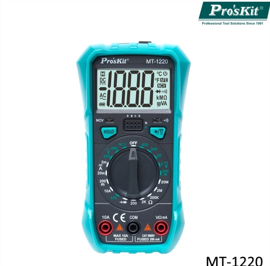 PRO'SKIT MT-1220 3½ DIGITAL MULTIMETER