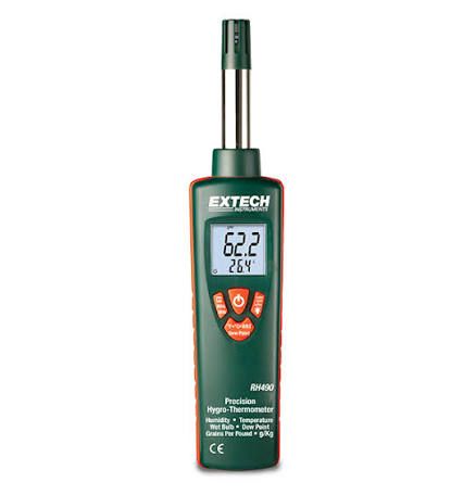 EXTECH RH490 HYGRO-THERMOMETER WITH PSYCHROMETER