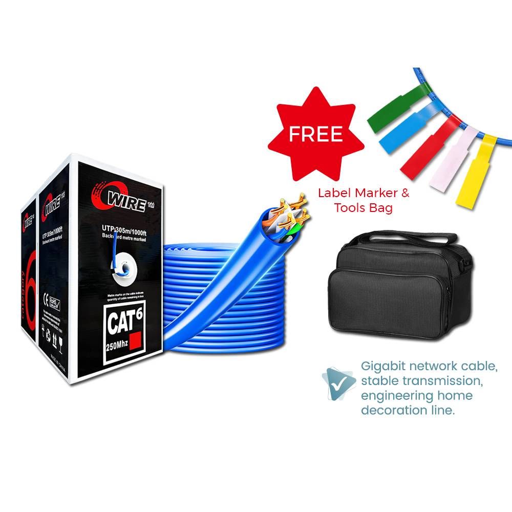 OWIRE CAT6 UTP 23AWG NETWORK CABLE 305 METER