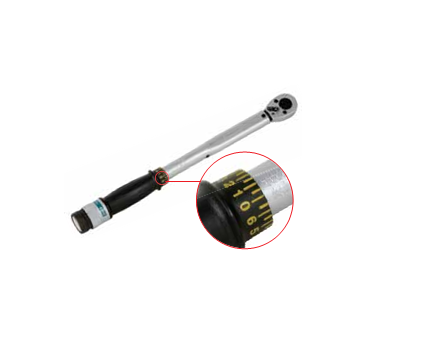 Temo 1鈥�Dr. 300-1500Nm Professional Torque Wrench - Torque Setting Dial Type