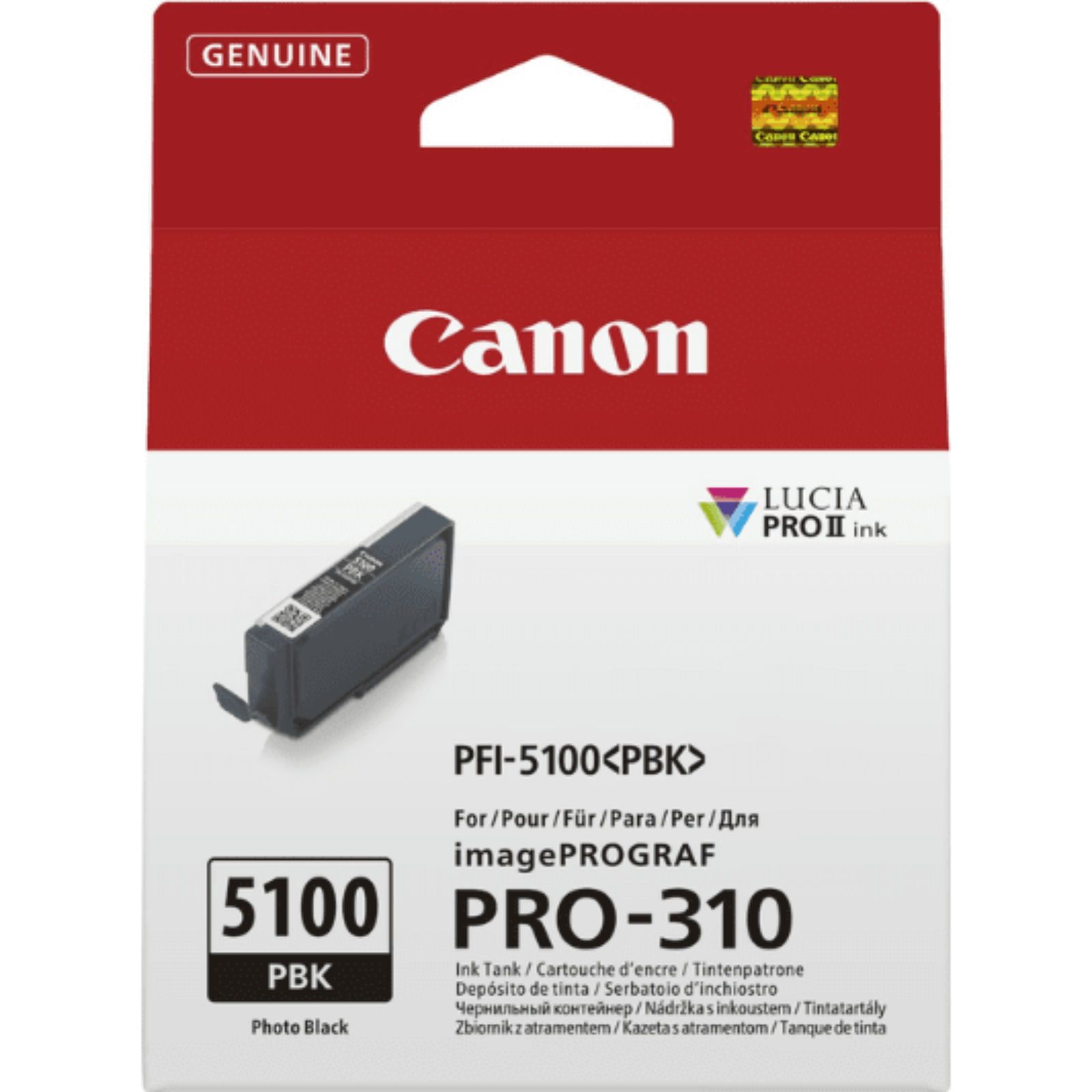 CANON Photo Black ink tank (14.4 ml) PFI-5100 PBK