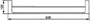 ABAGNO 60cm Double Towel Bar