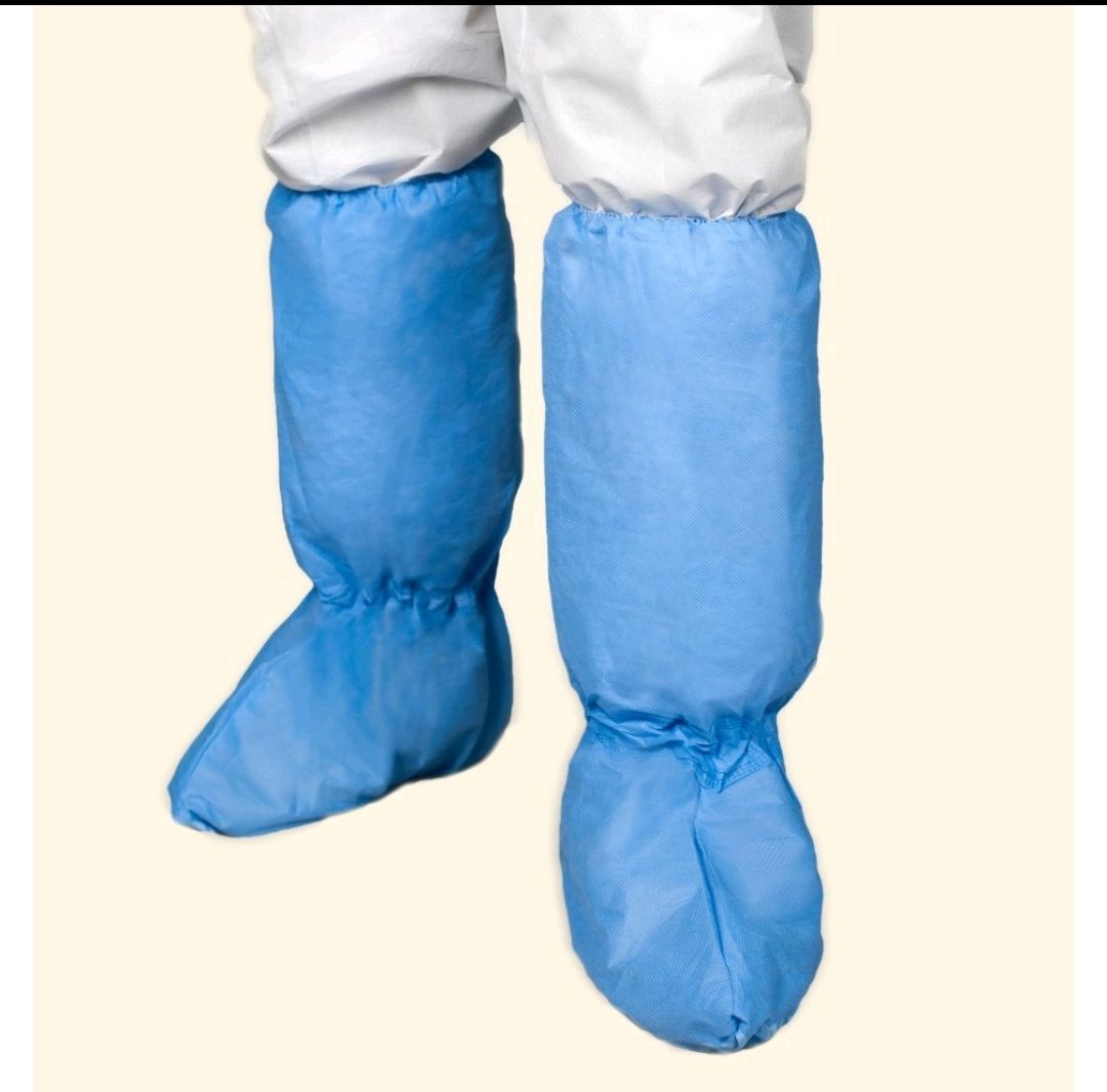 NA Non Woven Boots Cover Anti Virus & Slip with Elastic Band (42gsm/1 Pair) KKM APPROVED