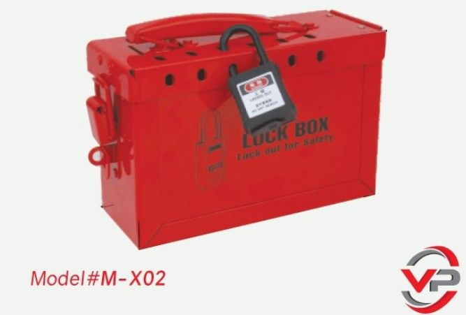 VPRO PPE LOTO M-SAFE SAFETY PORTABLE LOCKOUT KIT / LOCKOUT TAGOUT BOX / 12 PADLOCKS SLOT / LOTO SAFETY PRODUCT / M-X02 M-X04