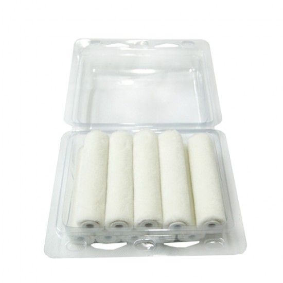 Besi & Logam #4040M 100.0MM (4") 15.0MM x 4.0MM (50% Wool Woven) Mohair Short Pile Roller Sleeve (PC)