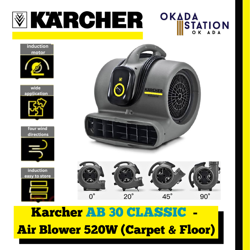 Karcher AB 30 CLASSIC - Air Blower (Carpet & Floor) / Blower / Floor Blower / Air Carpet & Floor Blower