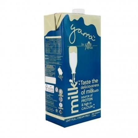 Yarra Full Cream Milk 12 x 1L