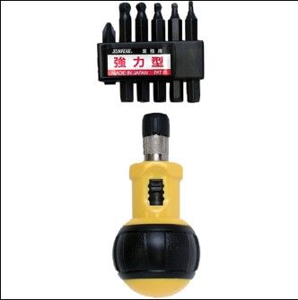 SUNFLAG RATCHET SCREWDRIVER SET : 193-BP