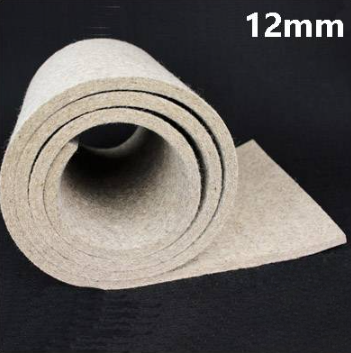 WOOL FELT SHEET 12MM THICK 100 PERCENT PRESSED WOOL FELT ROLL WHITE COMPRESSED INDUSTRIAL OIL ABSORPTION PADS FELT STRIP