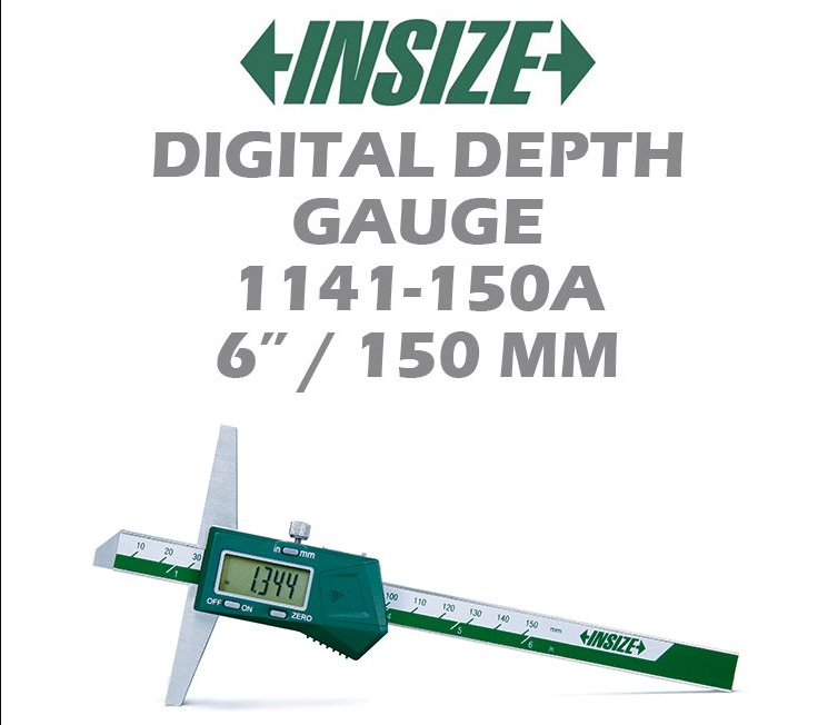 INSIZE DIGITAL DEPTH GAUGE 1141-150A