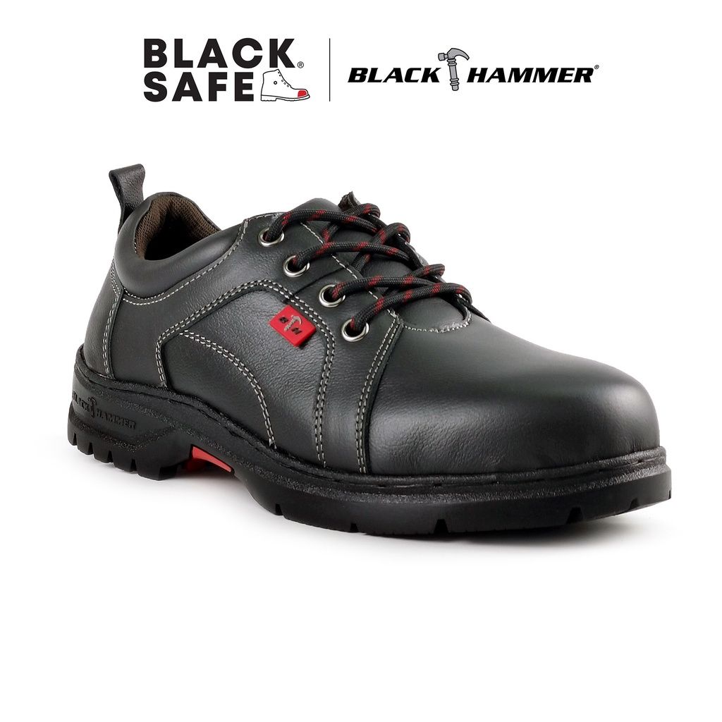 Black Hammer Ladies Low Cut With Shoelace Safety Shoes BH3887