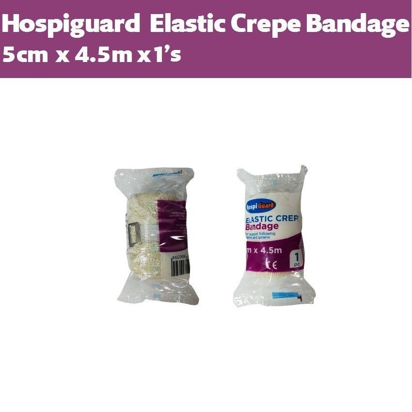Hospiguard Elastics Crepe Bandage 5CMX 4.5M 1S