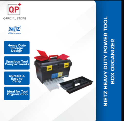 NIETZ HEAVY DUTY POWER TOOL BOX ORGANIZER l KOTA SIMPANAN KOTA PANCING KOTA ALAT TUGAS l 工具箱-