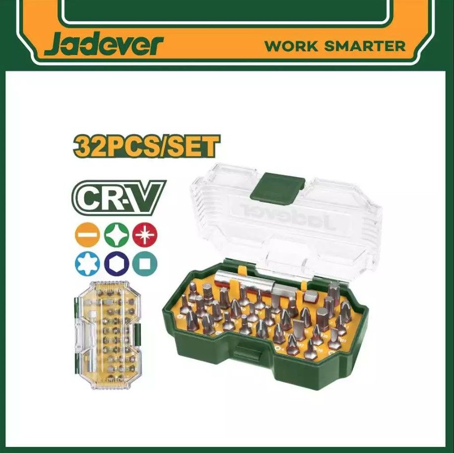 JADEVER 32 PCS SCREWDRIVER BITS SET JDBS3B32