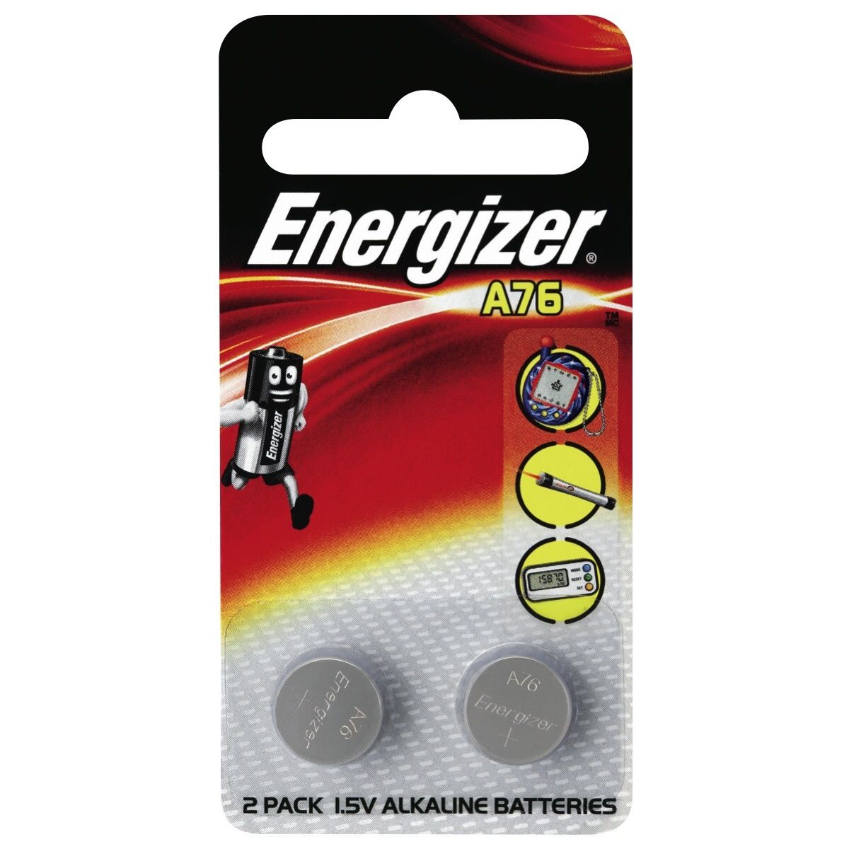 ENERGIZER ALKALINE BATTERY 1.5V A76/LR44