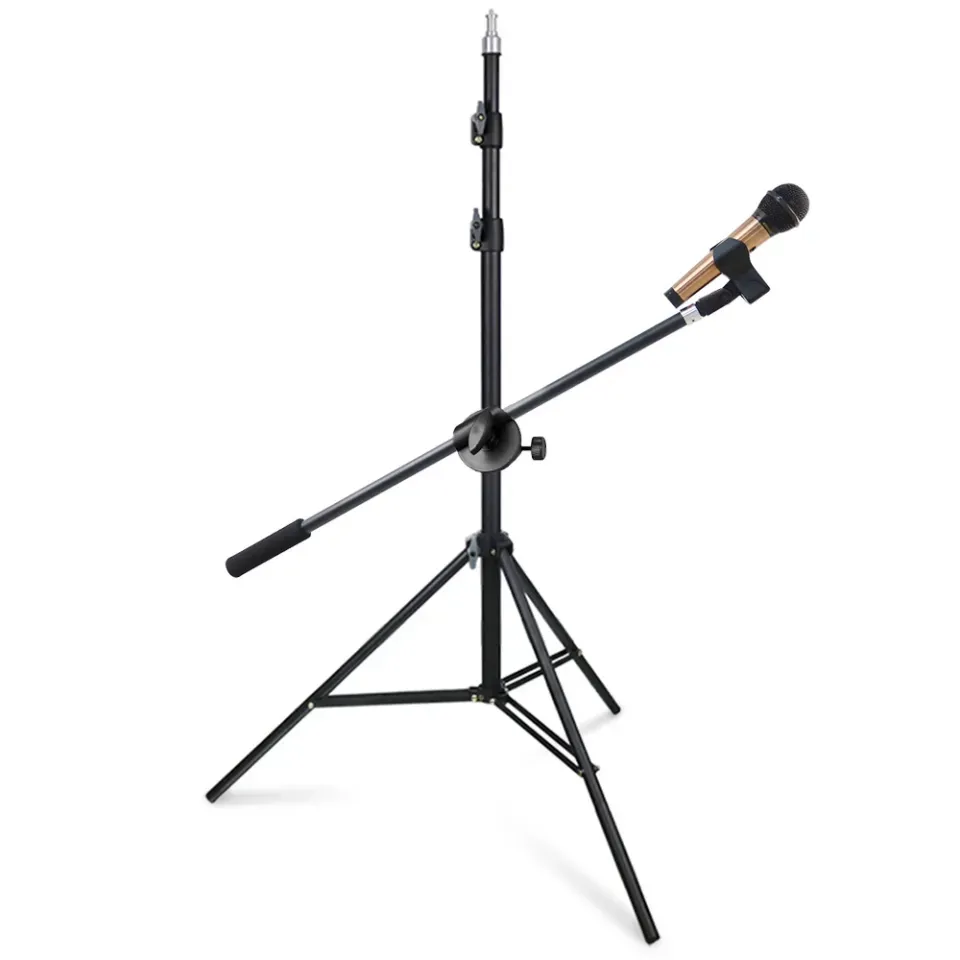2M Adjustable Phone Tripod Stand With Screw For Photographic Light Phone Microphone Stand Desktop Tripod Lightweight