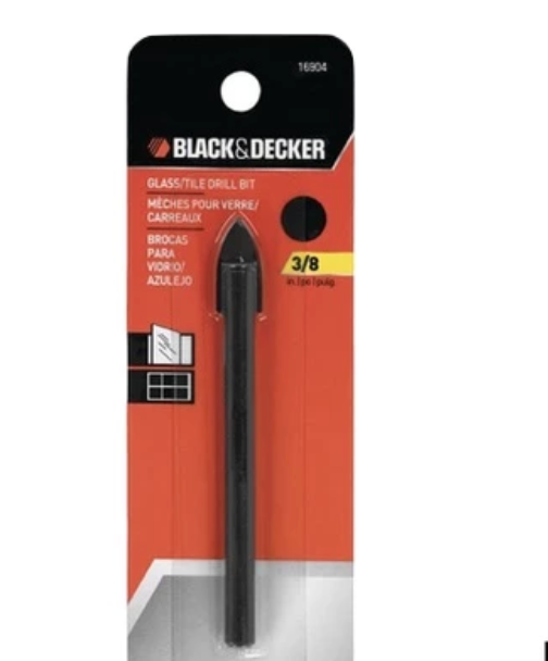 Black & Decker 6MM GLASS & TILE & BIT