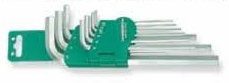 JONNESWAY 9PCS LONG ARM HEX KEY SET (MM)