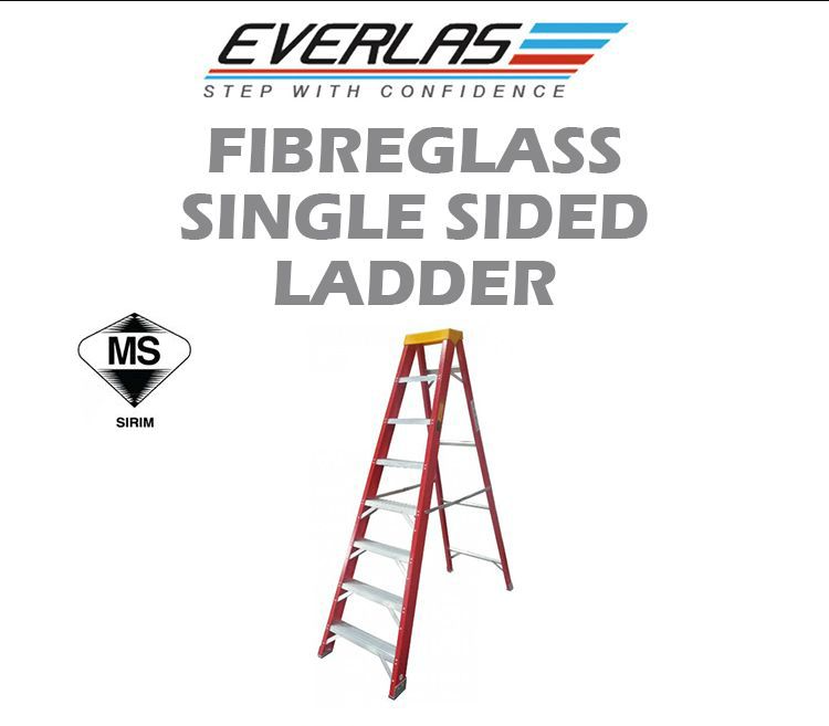 EVERLAS FIBREGLASS SINGLE SIDED LADDER YFGSS SERIES