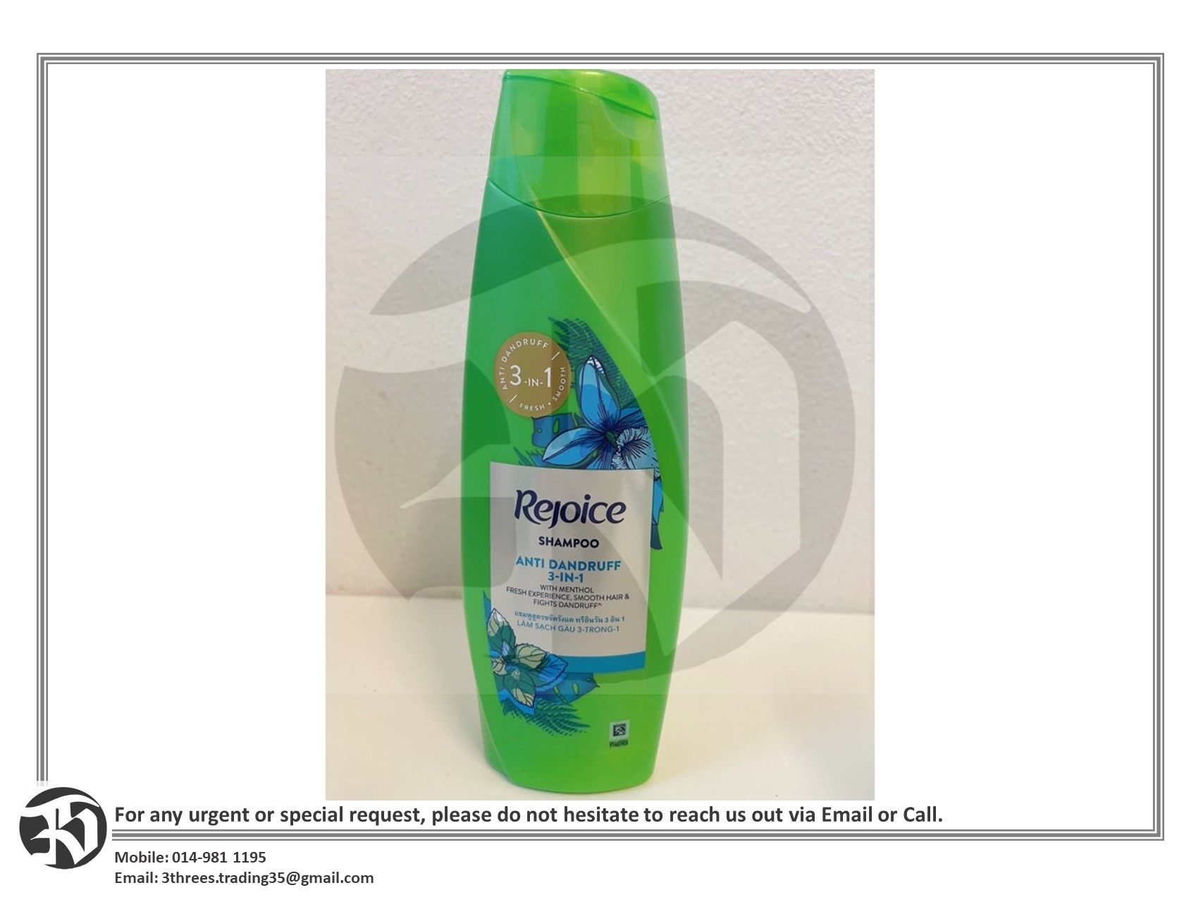 Rejoice Anti Dandruff 3-in-1 340ml