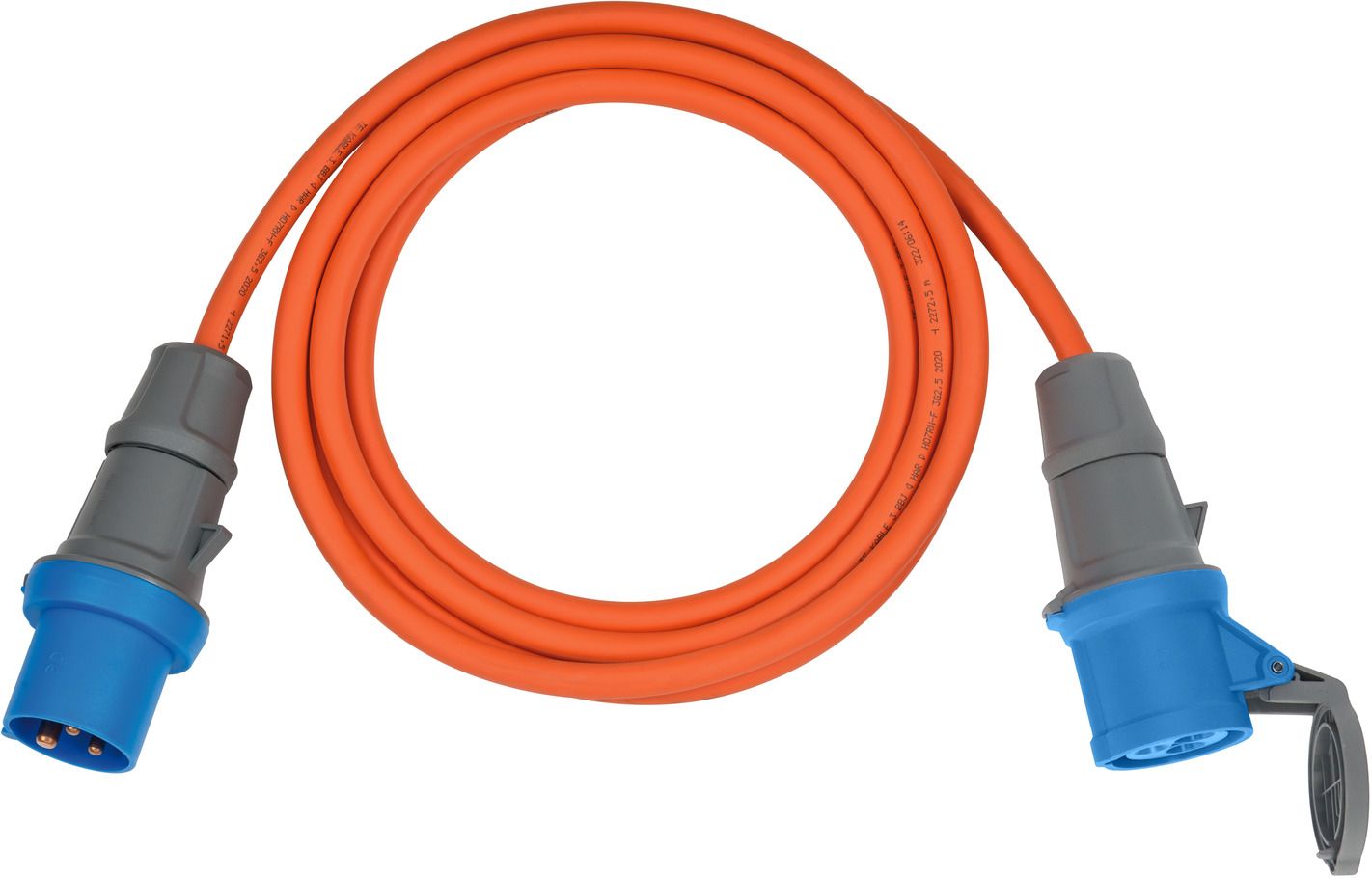 NA *Cable Trailing 3 Pin CEE Socket & Plug [32A 1.5m Length]