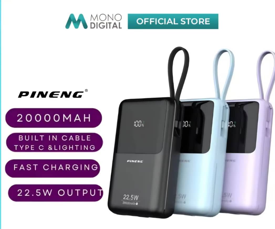 Power Bank Pineng 20000 mAH Original